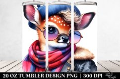 Modest Baby Deer Winter Fashion | 20 oz Tumbler Product Image 2