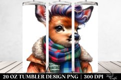 Modest Baby Deer Winter Fashion | 20 oz Tumbler Product Image 2
