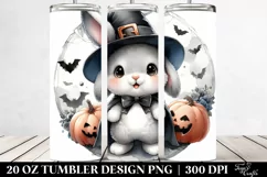 Cute Baby Bunny Halloween 20 Oz Tumbler Product Image 2
