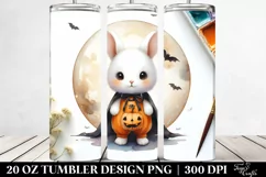 Cute Baby Bunny Halloween 20 Oz Tumbler Product Image 2