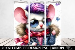Revolted Baby Mouse Winter Fashion | 20 oz Tumbler Product Image 2