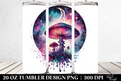 Magical Celestial Mushroom Clipart 20 Oz Tumbler Product Image 2