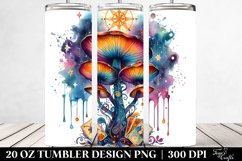 Magical Celestial Mushroom Clipart 20 Oz Tumbler Product Image 2