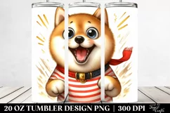 Entertaining Shiba Inu | 20 Oz Tumbler Product Image 2