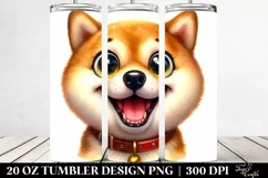 Entertaining Shiba Inu | 20 Oz Tumbler Product Image 2