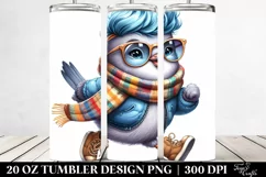 Vibrant Drawing Baby Dove | 20 oz Tumbler Product Image 2