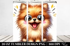 Playful Pomeranian | 20 Oz Tumbler Product Image 2