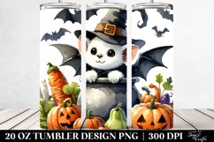 Simple Funny Halloween Clipart 20 Oz Tumbler Product Image 2