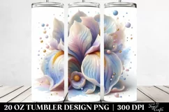 Pastel Glossy Iris 20 Oz Tumbler Product Image 2
