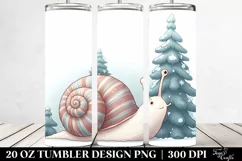 Cute Retro Baby Snail Clipart Product Image 2