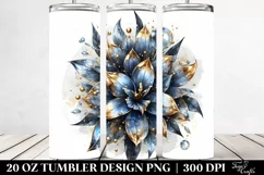 Detailed Shiny Lobelia Tumbler Product Image 2