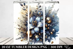 Detailed Shiny Lobelia Tumbler Product Image 2