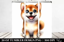 Colorful Shiba Inu Tumbler Product Image 2