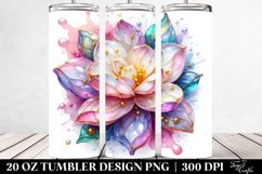Shiny Gardenia Heart | 20 oz Tumbler Product Image 2
