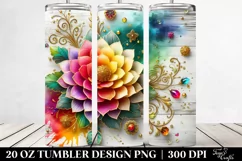 Colorful Marigold | 20 Oz Tumbler Product Image 2