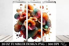 Detailed Glossy Nasturtium Tumbler Product Image 2
