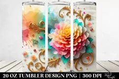 Colorful Marigold | 20 Oz Tumbler Product Image 2