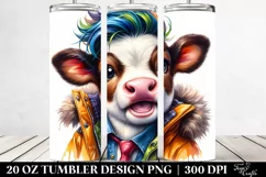 Excited Baby Cow | 20 oz Tumbler Product Image 2