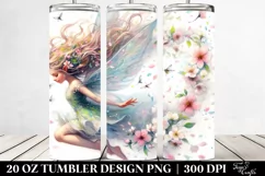 Fairy Spring Petals Tumbler Art Product Image 2