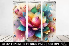 Colorful Tulip | 20 Oz Tumbler Product Image 2