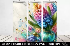 Colorful Hyacinth | 20 Oz Tumbler Product Image 2