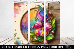Colorful Sweet Pea | 20 Oz Tumbler Product Image 2