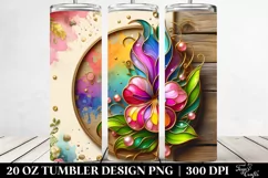 Colorful Sweet Pea | 20 Oz Tumbler Product Image 2
