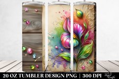 Colorful Sweet Pea | 20 Oz Tumbler Product Image 2