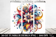Colorful Flower | 20 oz Tumbler Product Image 2