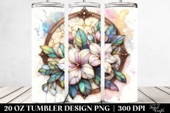 Wooden Gardenia Tumbler | 20 oz Tumbler Product Image 2