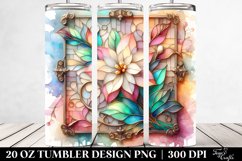 Wooden Gardenia Tumbler | 20 oz Tumbler Product Image 2