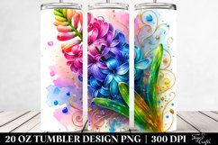 Colorful Hyacinth | 20 Oz Tumbler Product Image 2