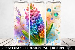 Colorful Hyacinth | 20 Oz Tumbler Product Image 2