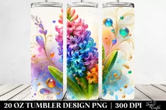 Colorful Hyacinth | 20 Oz Tumbler Product Image 2