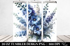Shiny Delphinium | 20 Oz Tumbler Product Image 2