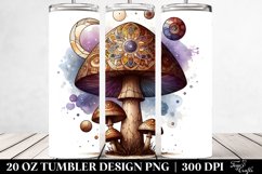 detailed Wooden Stained Mystic | 20 oz Tumbler Product Image 2