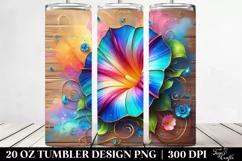 Colorful Morning Glory | 20 Oz Tumbler Product Image 2