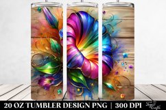 Colorful Morning Glory | 20 Oz Tumbler Product Image 2