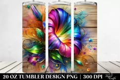 Colorful Morning Glory | 20 Oz Tumbler Product Image 2