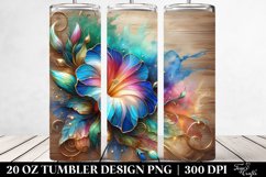 Colorful Morning Glory | 20 Oz Tumbler Product Image 2