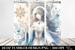 Washed Watercolor Simple Image Sorceress | 20 oz Tumbler Product Image 2