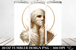 Simple Mummy Art | 20 oz Tumbler Product Image 2