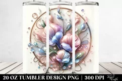 Sweet Pea with Metallic Insertions | 20 oz Tumbler Product Image 2