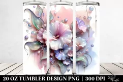 Sweet Pea with Metallic Insertions | 20 oz Tumbler Product Image 2