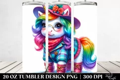 Cute Baby Unicorn, | 20 oz Tumbler Product Image 2