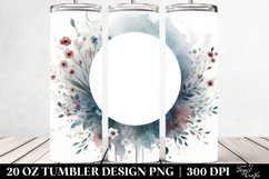 Washed Watercolor Simple Image Phantom | 20 oz Tumbler Product Image 2