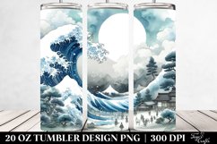Washed Watercolor Simple Image Phantom | 20 oz Tumbler Product Image 2