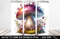 Shiny Mushroom Design | 20 oz Tumbler Product Image 2