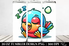 Colorful Baby Thrush | 20 Oz Tumbler Product Image 2