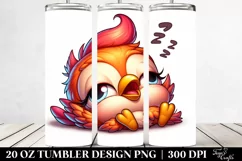 Colorful Baby Thrush | 20 Oz Tumbler Product Image 2